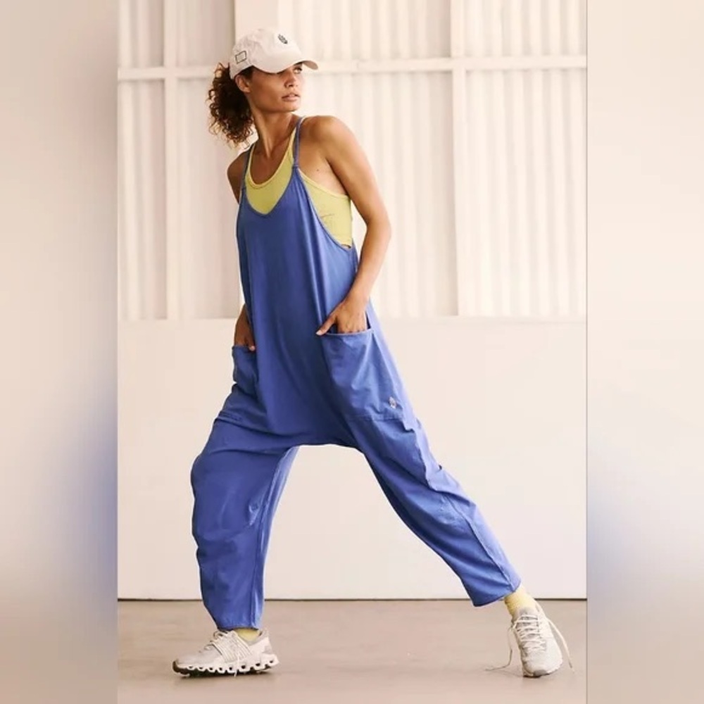 Free People Hot Shot Onesie, Electric Cobalt, Size XS ‼️sold out online‼️